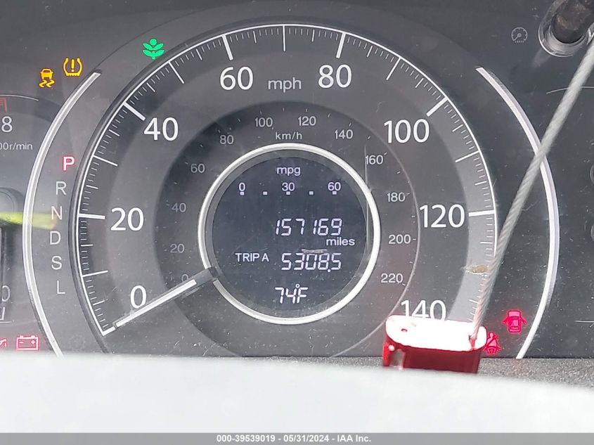 2015 Honda Cr-V Ex VIN: 2HKRM4H53FH651993 Lot: 39539019