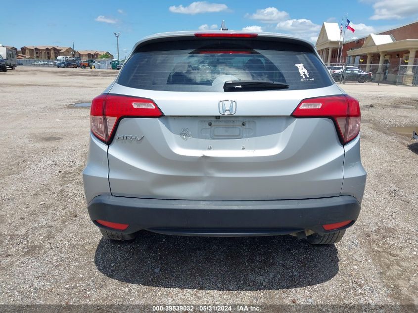 2016 Honda Hr-V Lx VIN: 3CZRU5H31GM717287 Lot: 39539032