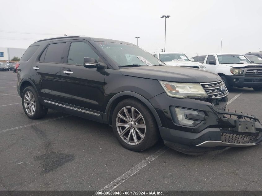 2017 Ford Explorer Limited VIN: 1FM5K7F87HGA23733 Lot: 39539045