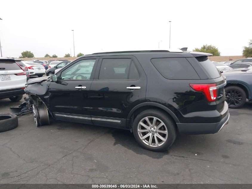 2017 Ford Explorer Limited VIN: 1FM5K7F87HGA23733 Lot: 39539045