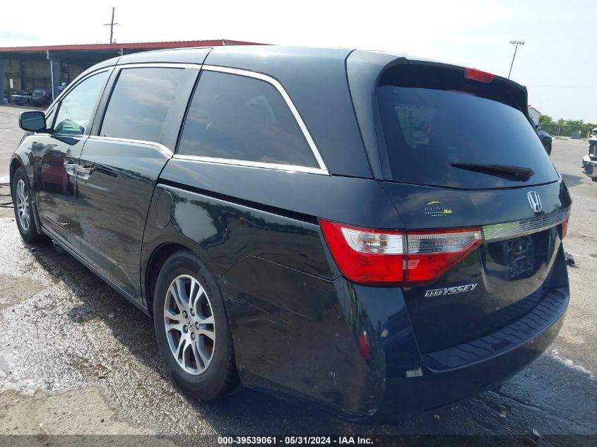 2013 Honda Odyssey Ex-L VIN: 5FNRL5H66DB013170 Lot: 39539061