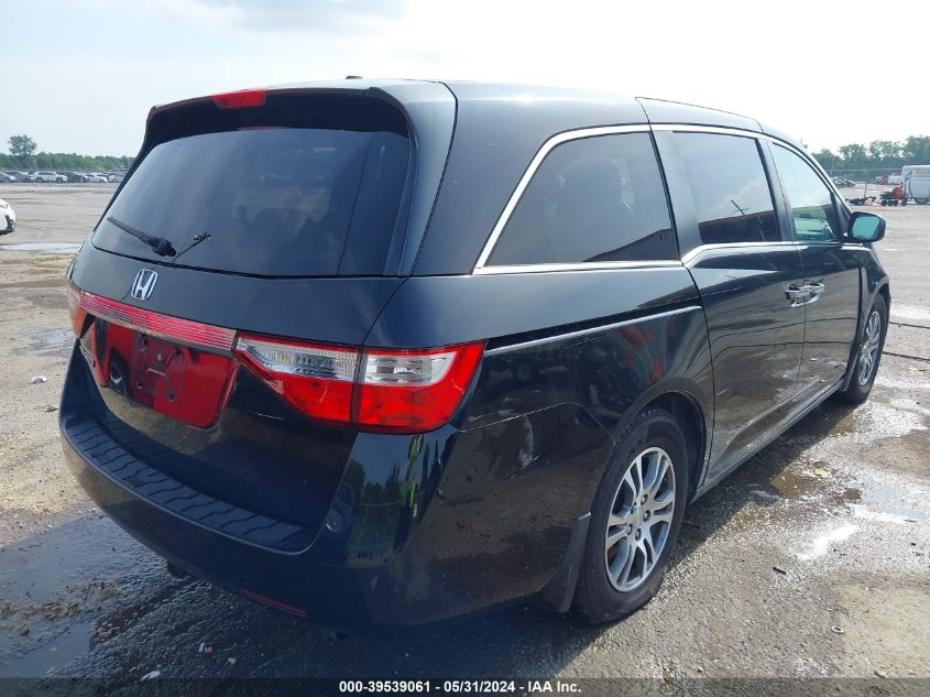 2013 Honda Odyssey Ex-L VIN: 5FNRL5H66DB013170 Lot: 39539061