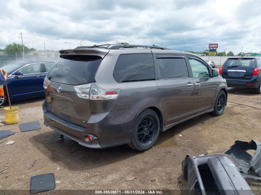 2014 Toyota Sienna Se 8 Passenger VIN: 5TDXK3DC1ES518234 Lot: 39539071