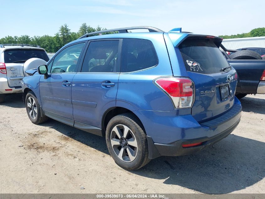 2017 Subaru Forester 2.5I Limited VIN: JF2SJARC2HH430782 Lot: 39539073