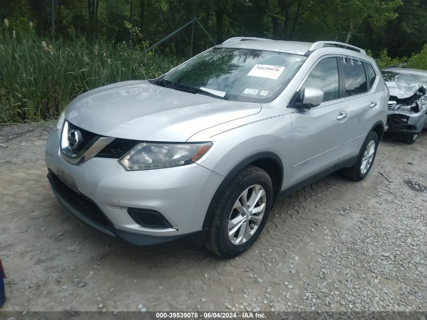 2014 Nissan Rogue Sv VIN: 5N1AT2MV7EC852506 Lot: 39539078