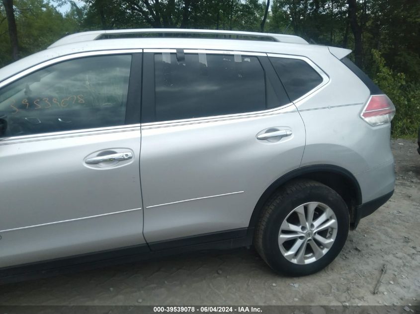 2014 Nissan Rogue Sv VIN: 5N1AT2MV7EC852506 Lot: 39539078