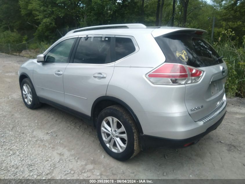 2014 Nissan Rogue Sv VIN: 5N1AT2MV7EC852506 Lot: 39539078