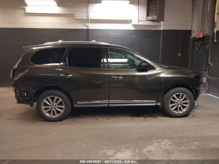 2015 Nissan Pathfinder Sl VIN: 5N1AR2MM4FC630982 Lot: 39539091