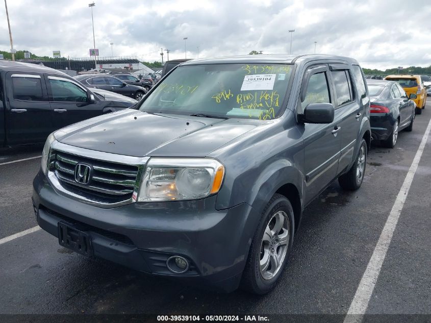 2013 Honda Pilot Ex VIN: 5FNYF4H41DB028431 Lot: 39539104