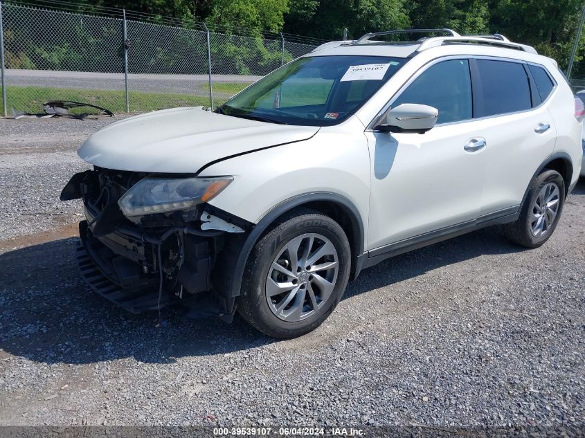 2015 Nissan Rogue Sl VIN: 5N1AT2MV5FC901123 Lot: 39539107