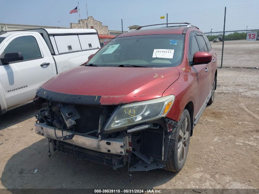 2013 Nissan Pathfinder S/Sv/Sl/Platinum VIN: 5N1AR2MM4DC678088 Lot: 39539115