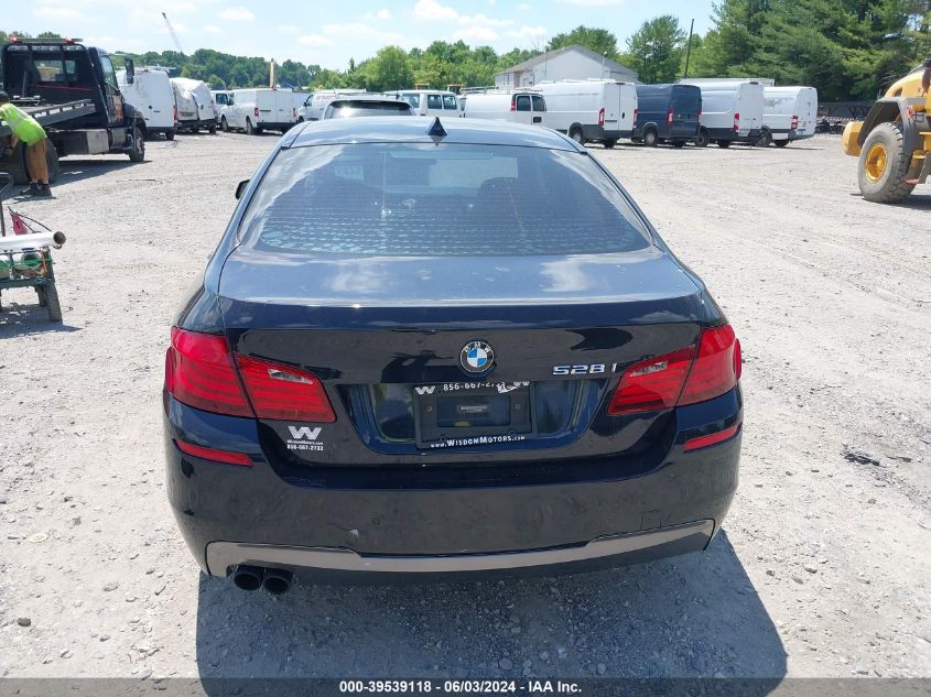 2012 BMW 528I xDrive VIN: WBAXH5C54CDW08898 Lot: 39539118