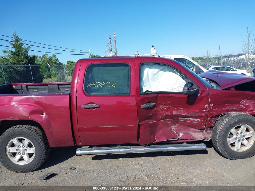 2013 GMC Sierra K1500 Sle VIN: 3GTP2VE7XDG108929 Lot: 39539123