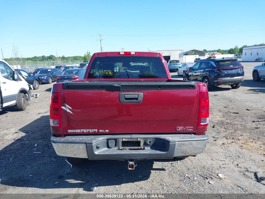 2013 GMC Sierra K1500 Sle VIN: 3GTP2VE7XDG108929 Lot: 39539123