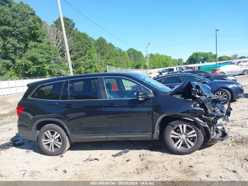 2018 Honda Pilot Ex-L VIN: 5FNYF6H78JB043980 Lot: 39539134