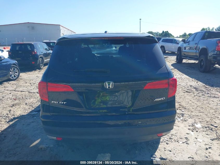 2018 Honda Pilot Ex-L VIN: 5FNYF6H78JB043980 Lot: 39539134