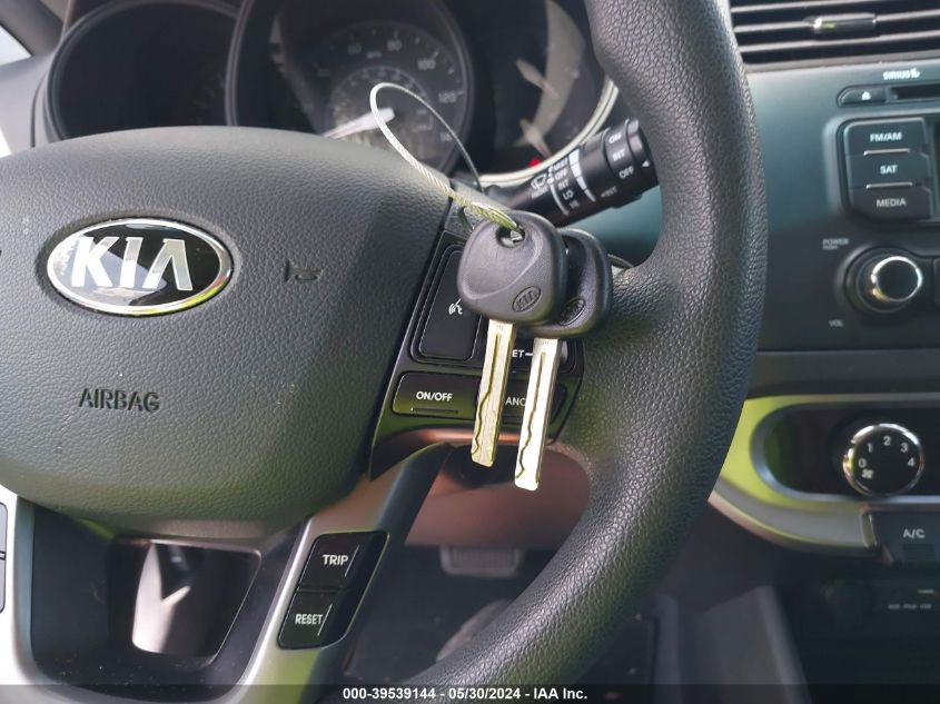 2015 KIA RIO VIN: KNADM5A39F6500074