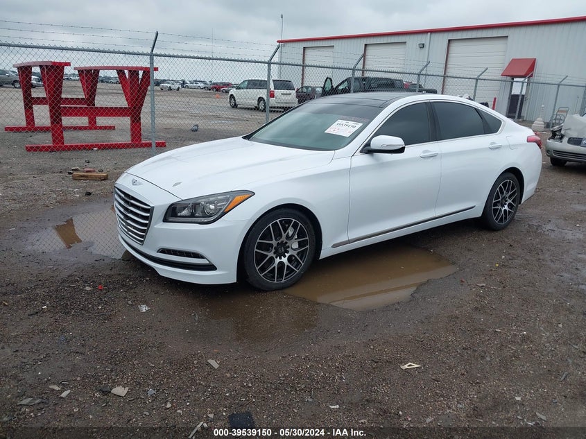 2015 Hyundai Genesis 3.8 VIN: KMHGN4JEXFU043310 Lot: 39539150