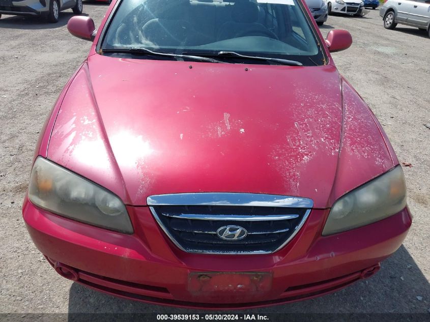 2004 Hyundai Elantra Gls/Gt VIN: KMHDN46D84U756500 Lot: 39539153