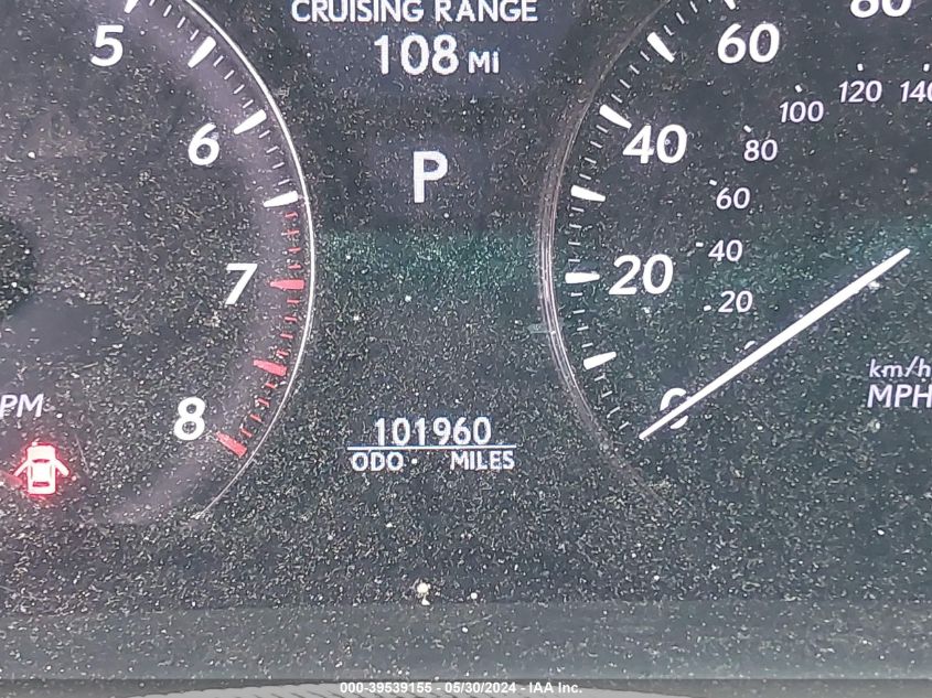 2011 Lexus Ls 460 VIN: JTHCL5EF7B5011404 Lot: 39539155