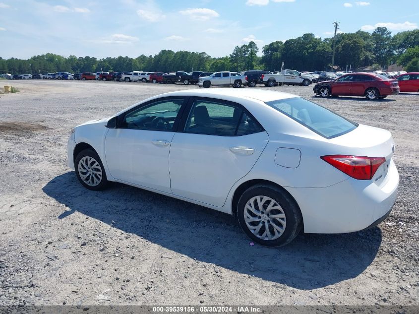 2018 Toyota Corolla Le VIN: 2T1BURHE2JC062900 Lot: 39539156