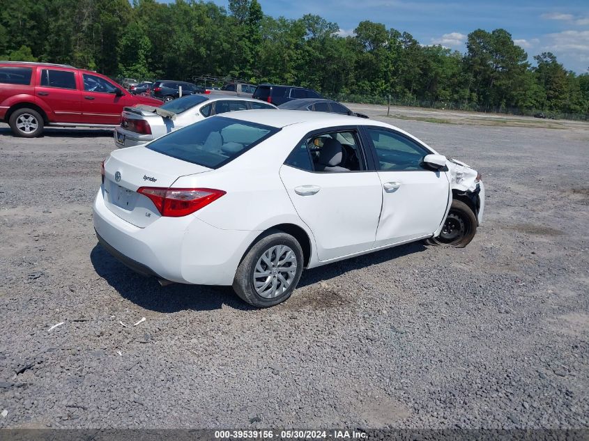 2018 Toyota Corolla Le VIN: 2T1BURHE2JC062900 Lot: 39539156