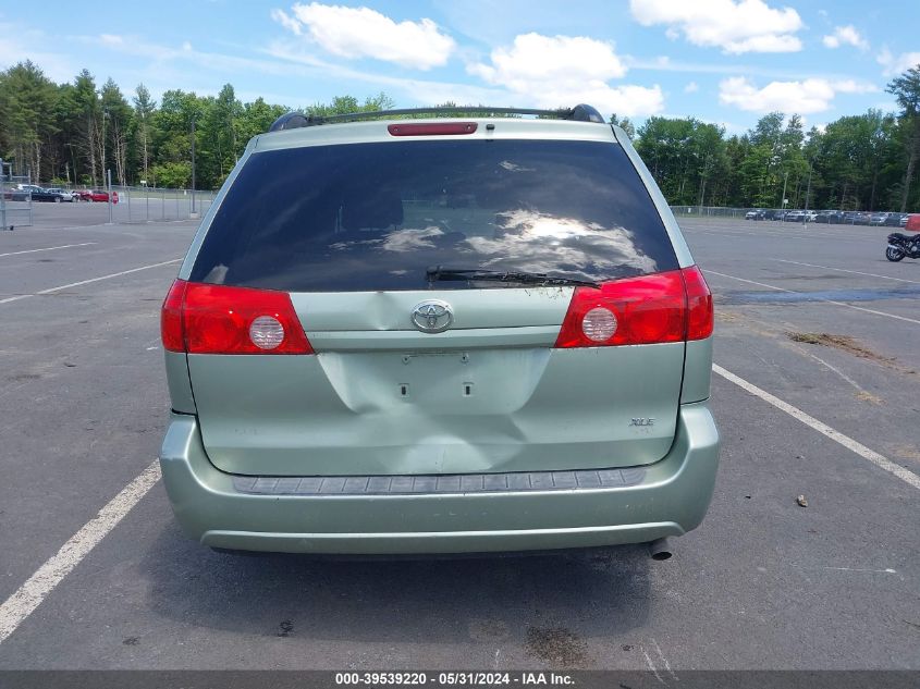 2006 Toyota Sienna Xle VIN: 5TDBA22C76S059173 Lot: 39539220