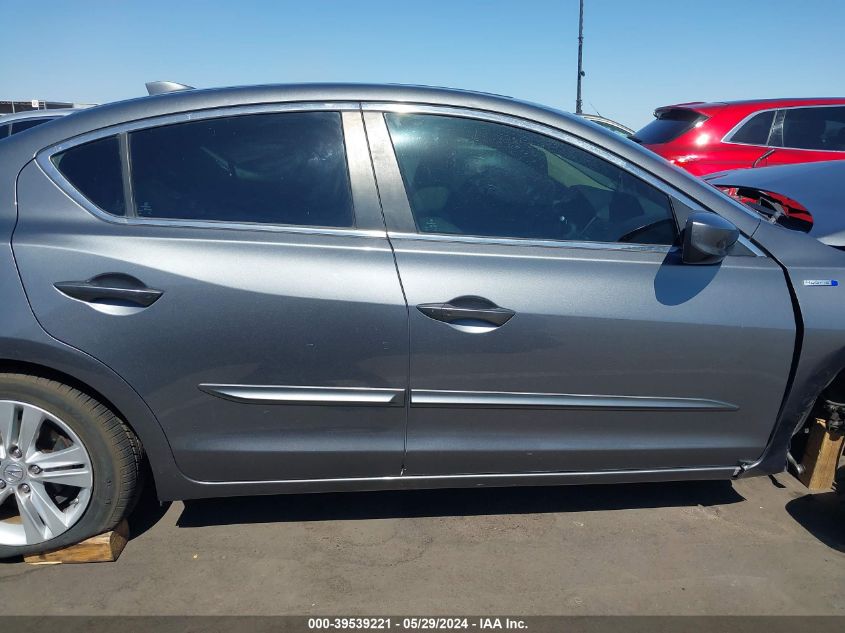 2013 Acura Ilx Hybrid 1.5L VIN: 19VDE3F73DE000069 Lot: 39539221