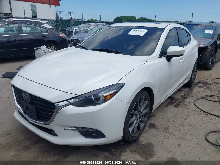 2018 Mazda Mazda3 Grand Touring VIN: 3MZBN1W34JM181035 Lot: 39539224