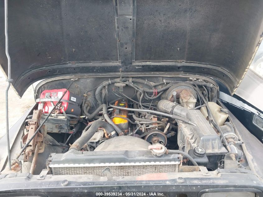 1995 Jeep Wrangler / Yj S/Rio Grande VIN: 1J4FY19PXSP313909 Lot: 39539234