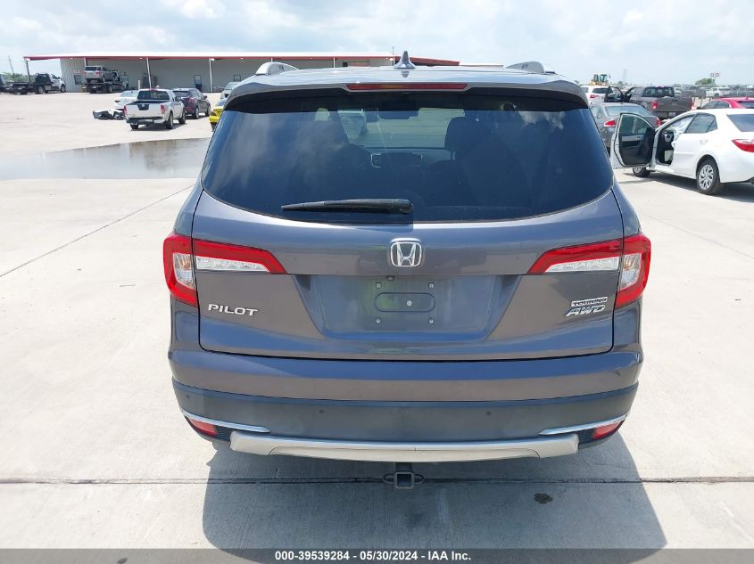 2020 Honda Pilot Awd Touring 8 Passenger VIN: 5FNYF6H98LB014127 Lot: 39539284