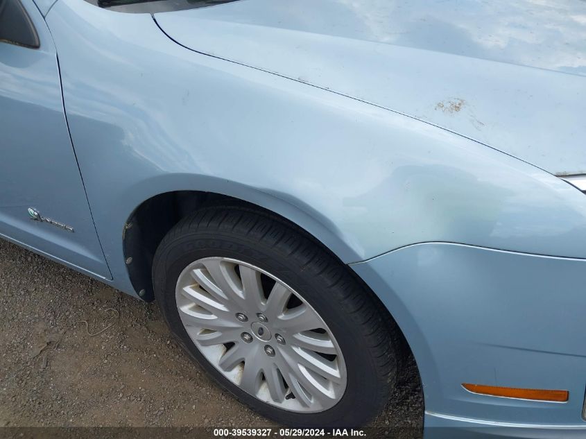 2010 Ford Fusion Hybrid VIN: 3FADP0L36AR281098 Lot: 39539327