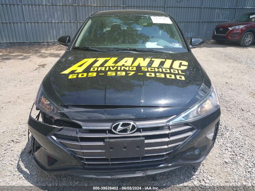 2019 Hyundai Elantra Se VIN: KMHD74LF4KU851388 Lot: 39539402