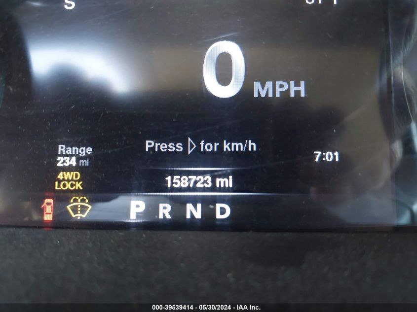 2016 Ram 1500 Big Horn VIN: 1C6RR7GT2GS117624 Lot: 39539414