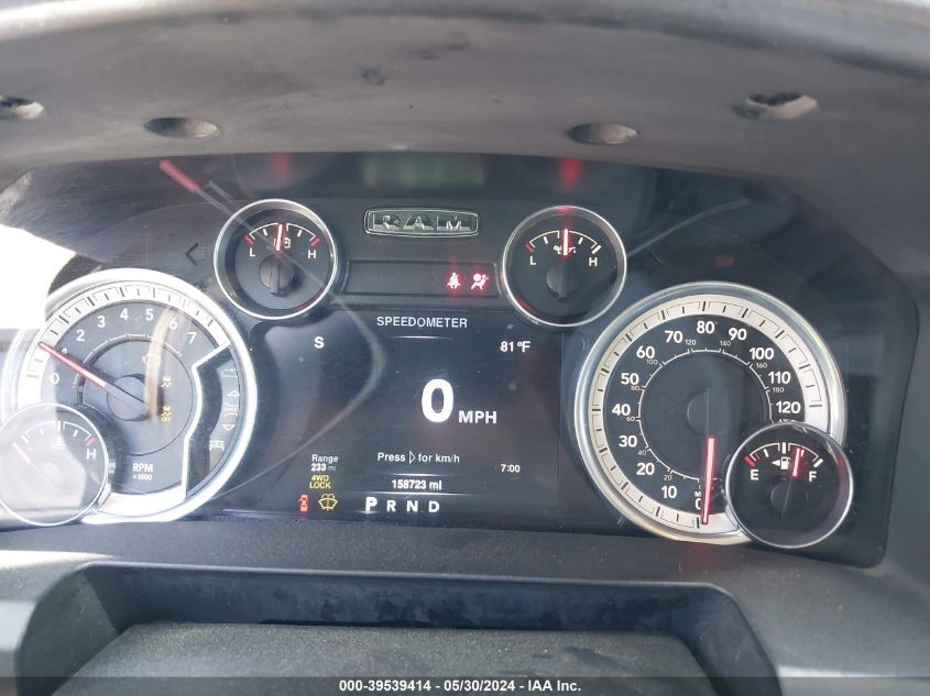 2016 Ram 1500 Big Horn VIN: 1C6RR7GT2GS117624 Lot: 39539414