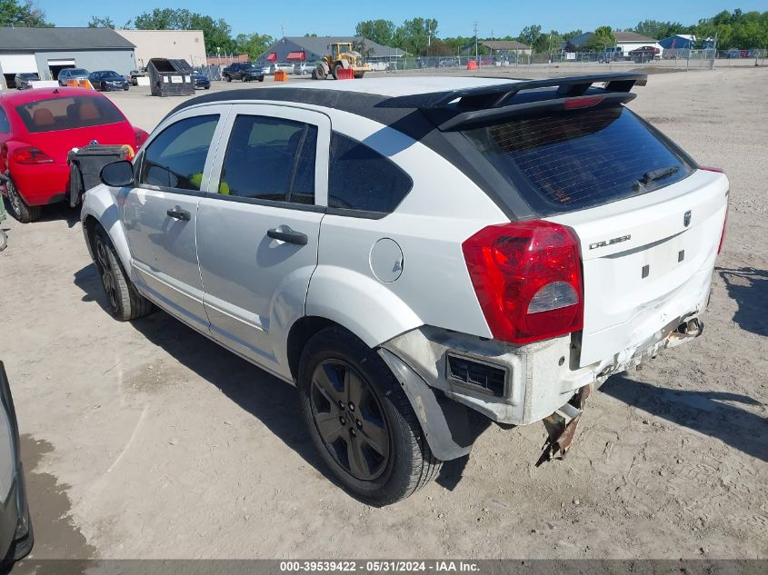 2007 Dodge Caliber Sxt VIN: 1B3HB48B67D593149 Lot: 39539422