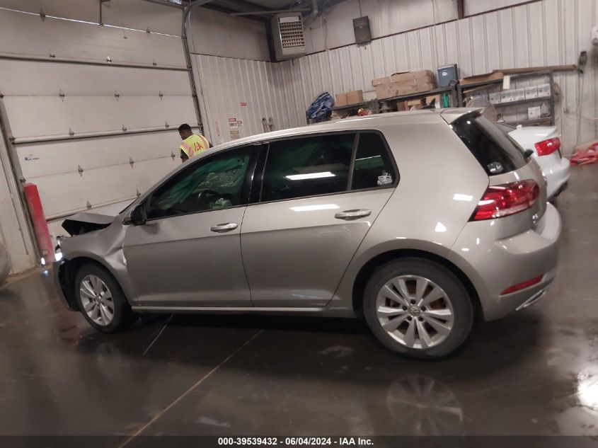 2018 Volkswagen Golf Tsi S/Tsi Se VIN: 3VWG17AU7JM264625 Lot: 39539432