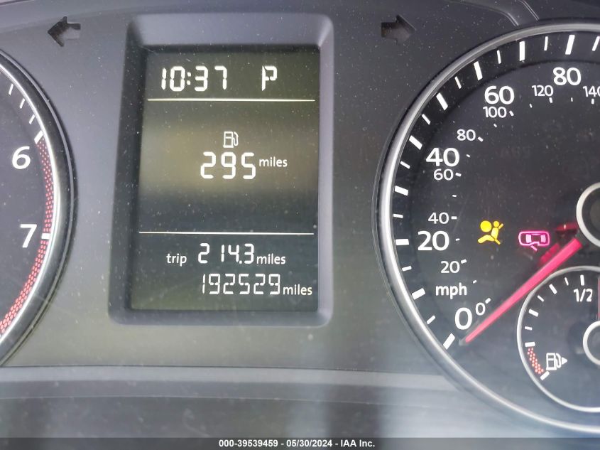 2014 Volkswagen Passat 1.8T Wolfsburg Edition VIN: 1VWAT7A37EC086228 Lot: 39539459