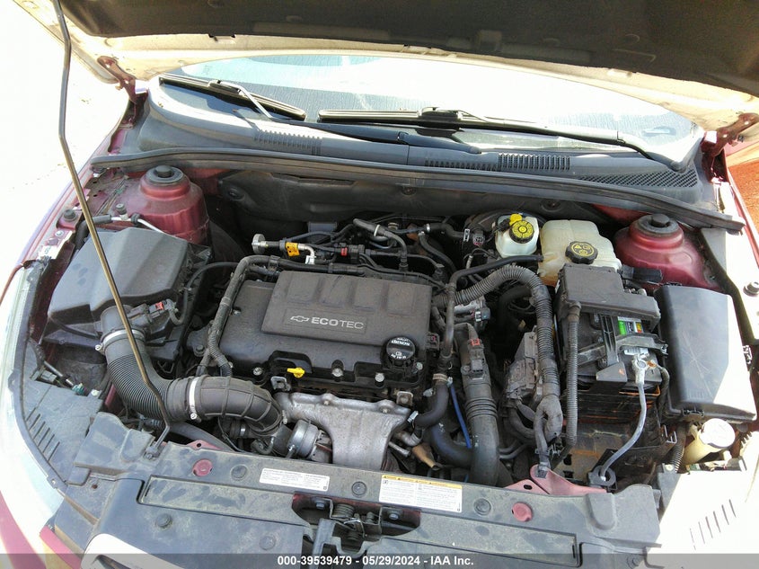 1G1PC5SBXF7231160 2015 Chevrolet Cruze 1Lt Auto