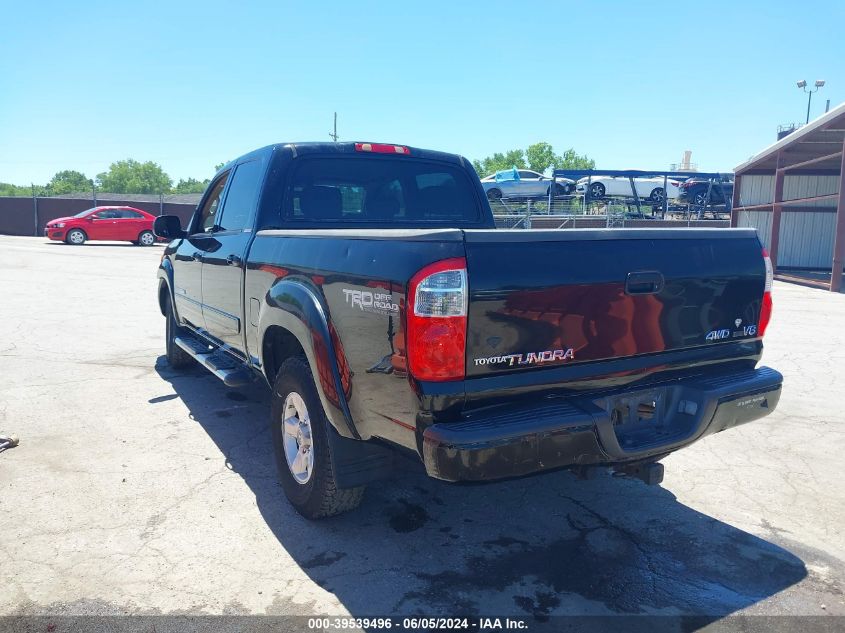 2005 Toyota Tundra Limited V8 VIN: 5TBDT48125S494680 Lot: 39539496