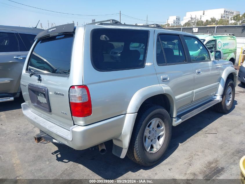 1999 Toyota 4Runner Limited V6 VIN: JT3GN87R7X0129614 Lot: 39539500