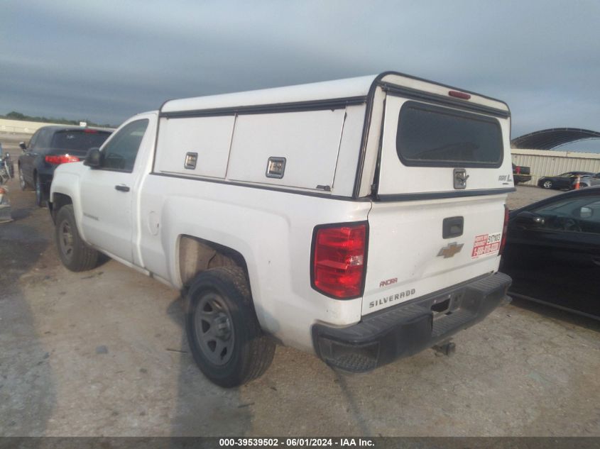 2017 Chevrolet Silverado C1500/C1500 Ls VIN: 1GCNCNEH3HZ329727 Lot: 39539502