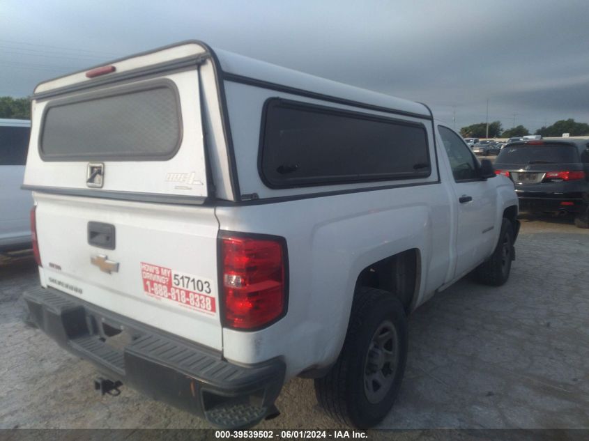 2017 Chevrolet Silverado C1500/C1500 Ls VIN: 1GCNCNEH3HZ329727 Lot: 39539502