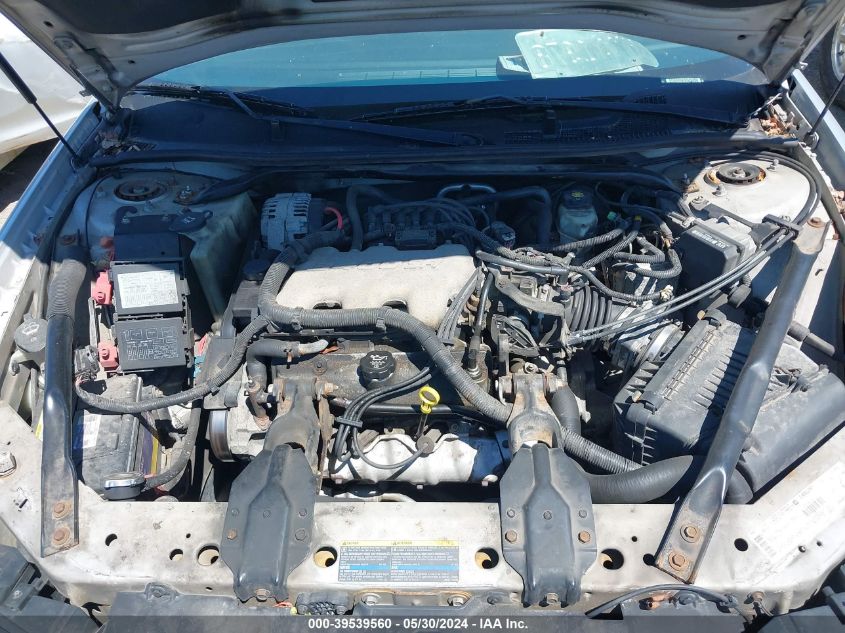 2003 Chevrolet Impala VIN: 2G1WF52E939335078 Lot: 39539560