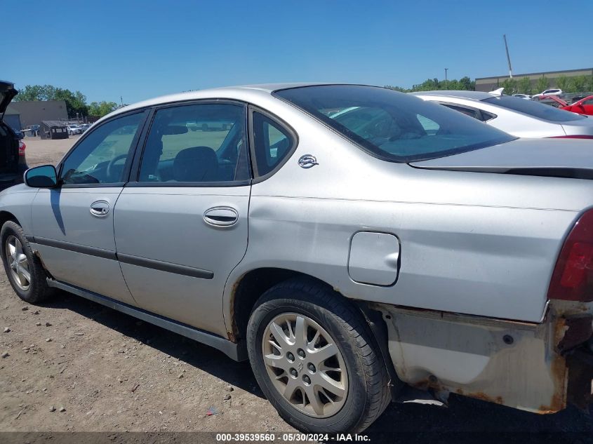 2003 Chevrolet Impala VIN: 2G1WF52E939335078 Lot: 39539560