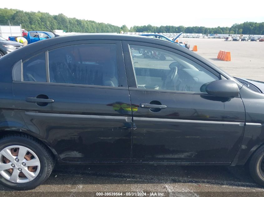 2009 Hyundai Accent Gls VIN: KMHCM46C69U291938 Lot: 39539564