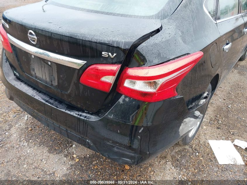 2019 Nissan Sentra Sv VIN: 3N1AB7AP6KY426824 Lot: 39539568