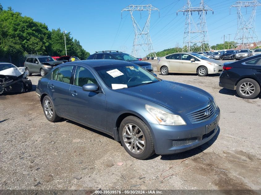 2008 Infiniti G35X VIN: JNKBV61F98M259945 Lot: 39539576