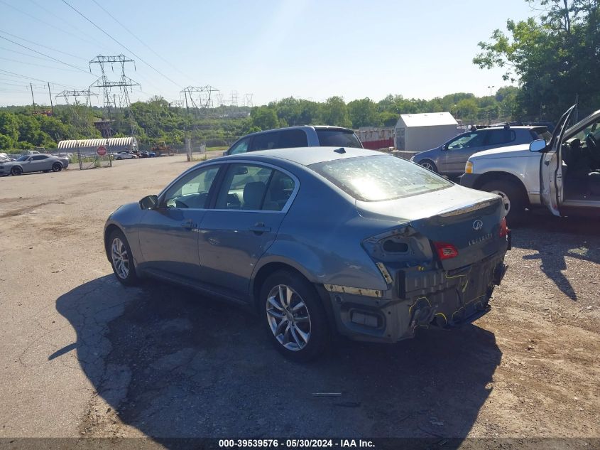 2008 Infiniti G35X VIN: JNKBV61F98M259945 Lot: 39539576