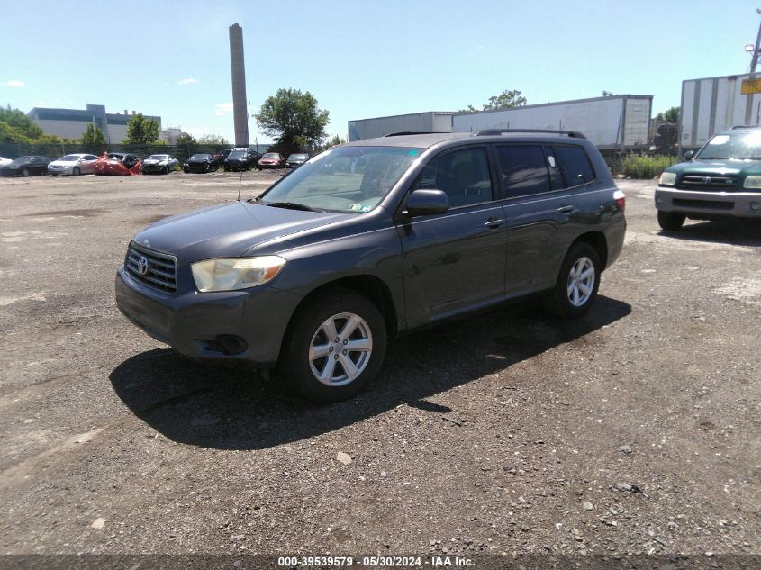 2008 Toyota Highlander VIN: JTEES41A882004257 Lot: 39539579